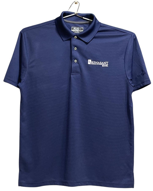 Ben Hogan Blue Polyester Sport Polo T Shirt For Men L