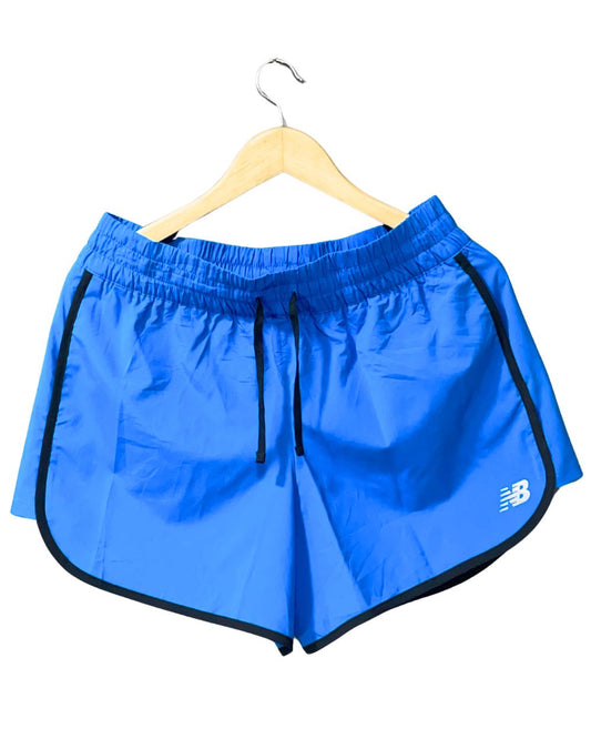 New Balance Blue Polyester Short For Women M