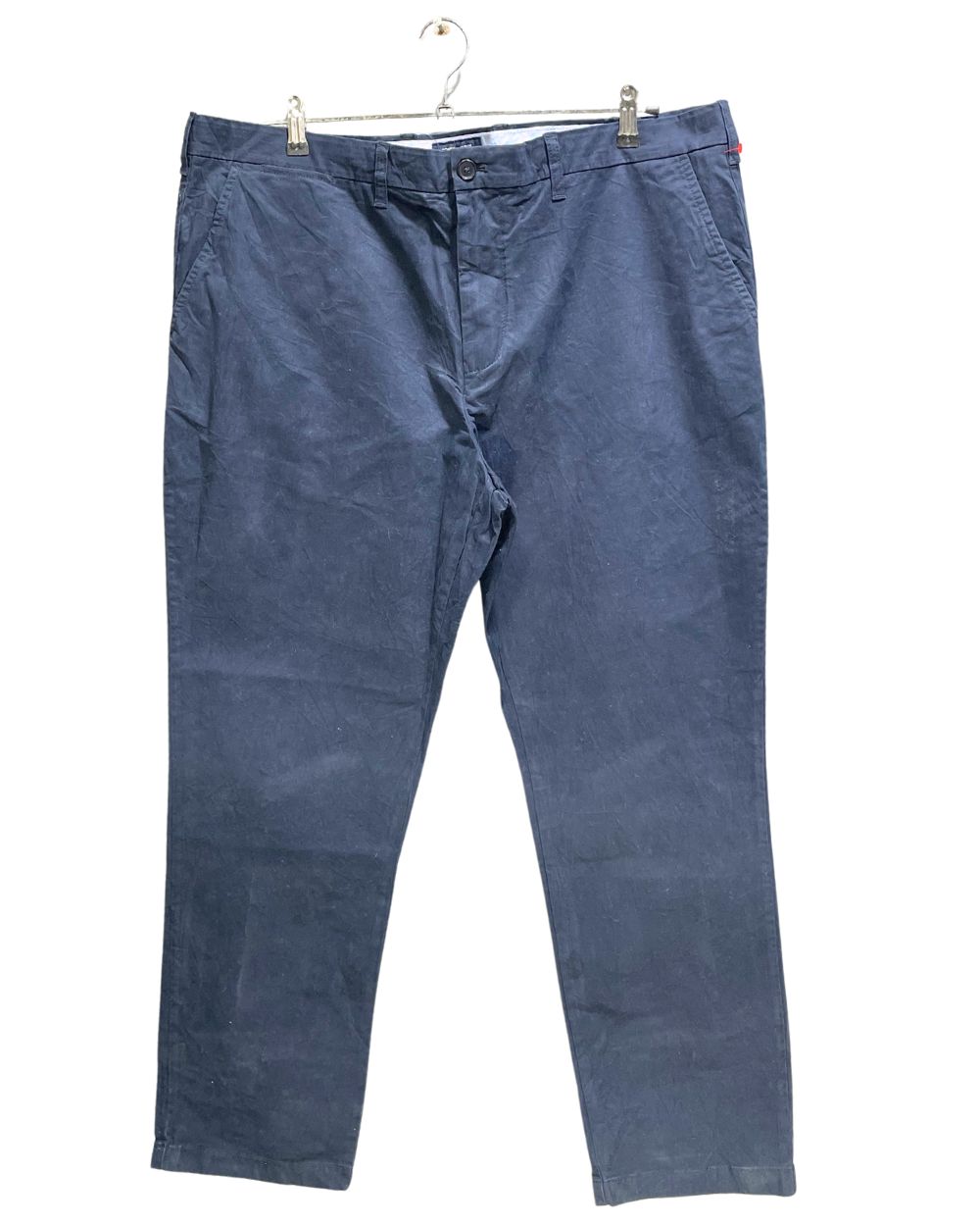 Tommy Hilfiger Blue Cotton Dress Pant For Men XL