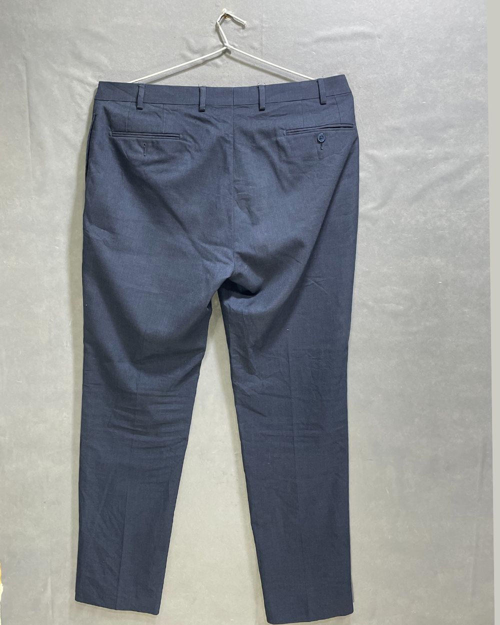 Calvin Klein Blue Polyester Dress Pant For Men L