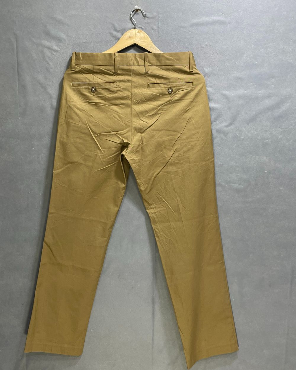 Murano Khaki Cotton Dress Pant For Men S