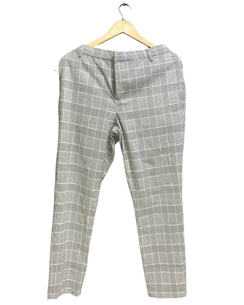 H&M Gray Polyester Dress Pant For Men M