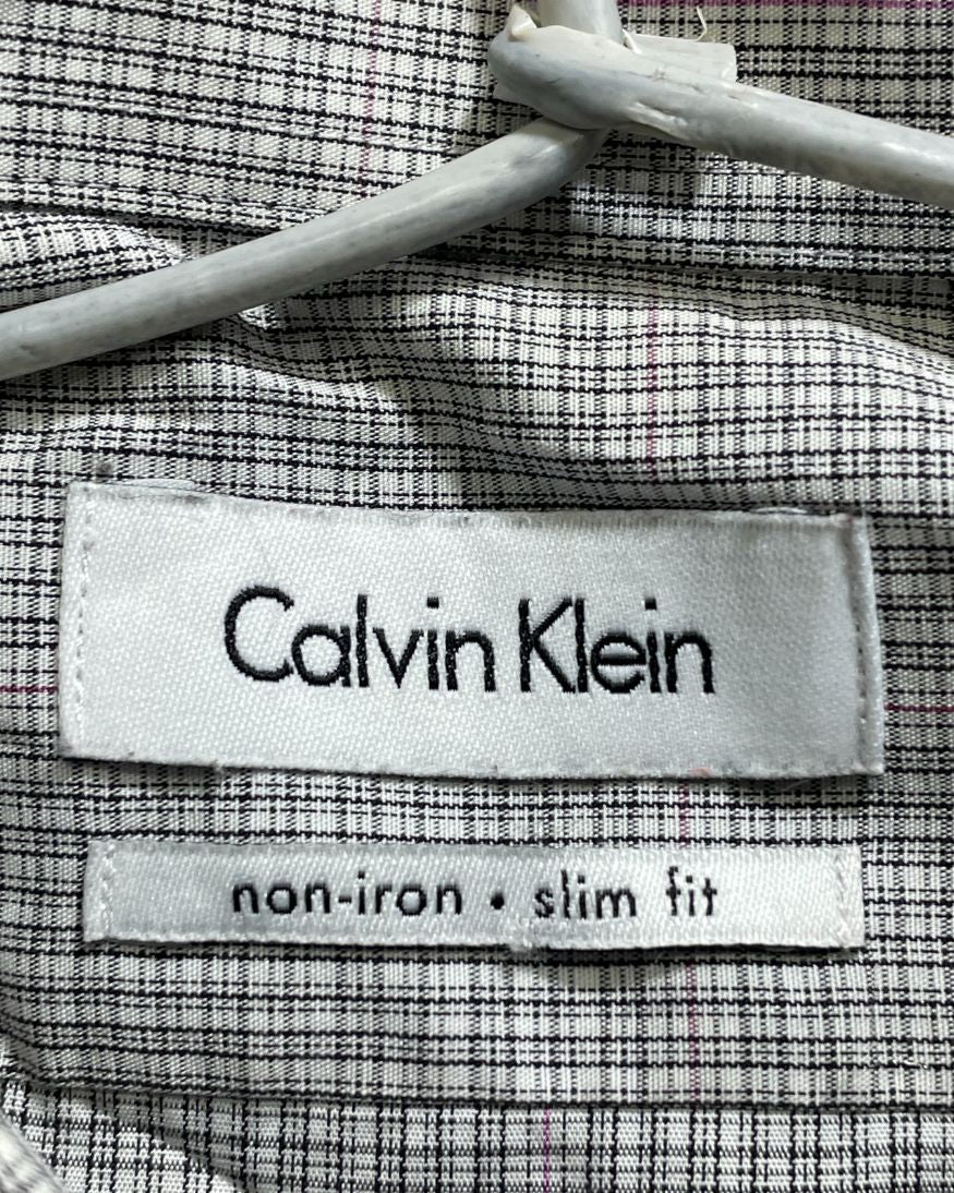 Calvin Klein Blue Cotton Shirt For Men M