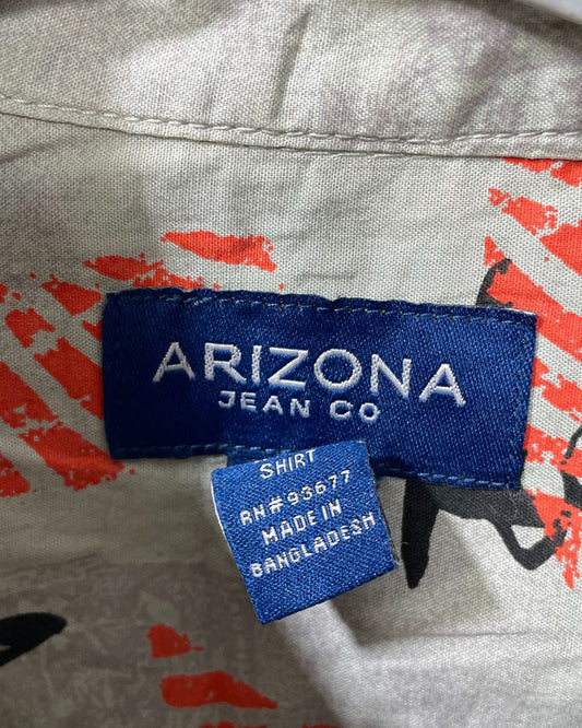 Arizona Gray Cotton Shirt For Men M