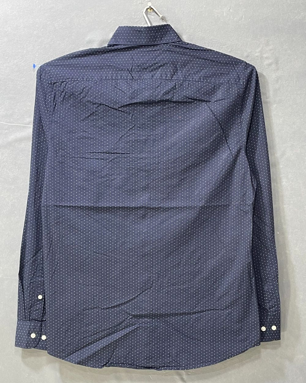 H&M Blue Cotton Shirt For Men M