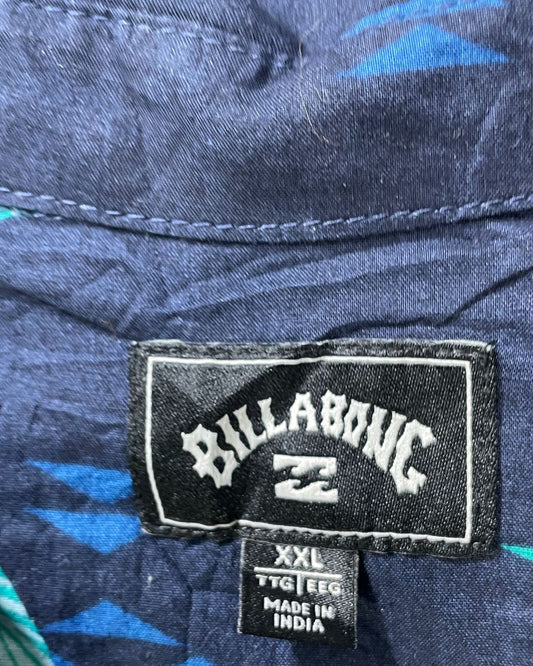 Billabong Blue Cotton Shirt For Men XL