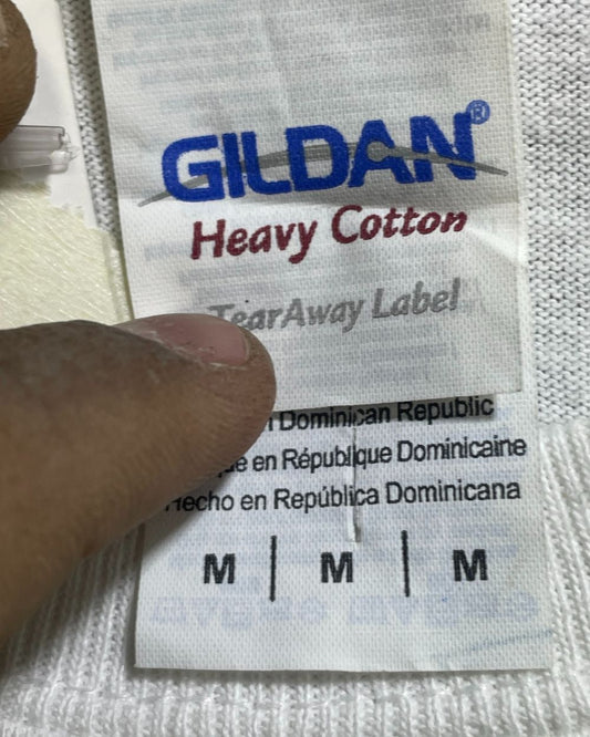 Gildan White For Men Cotton T Shirt Medium | Preloved Labels