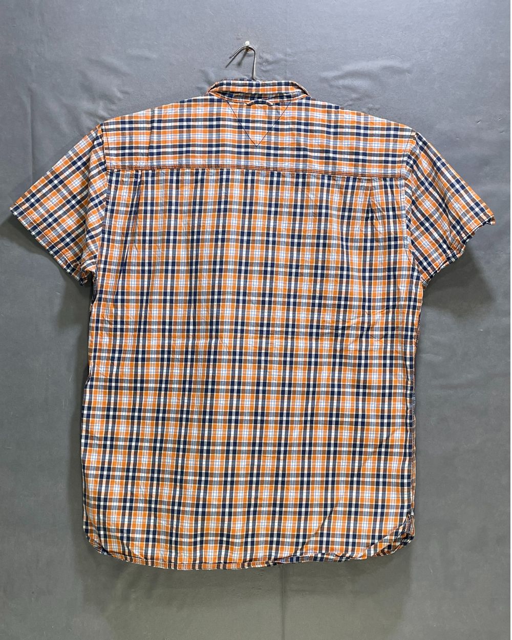 Tommy Hilfiger Orange Cotton Shirt For Men XXL | Preloved Labels