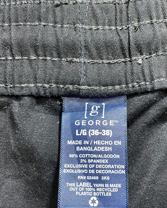 George Black Cargo Pant For Men L | Preloved Labels