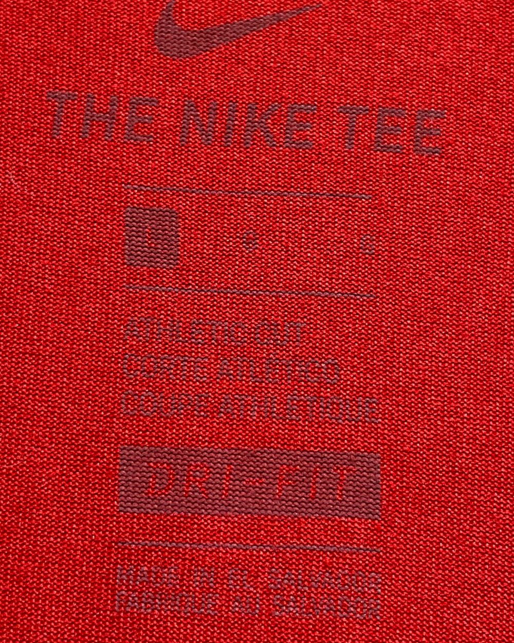 Nike Red Sport For Men T Shirt L | Preloved Labels