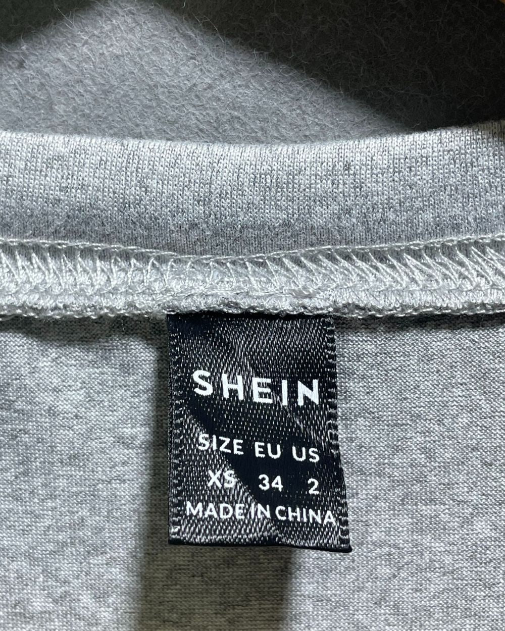 Shein Gray For Men Sports T Shirt X Small | Preloved Labels