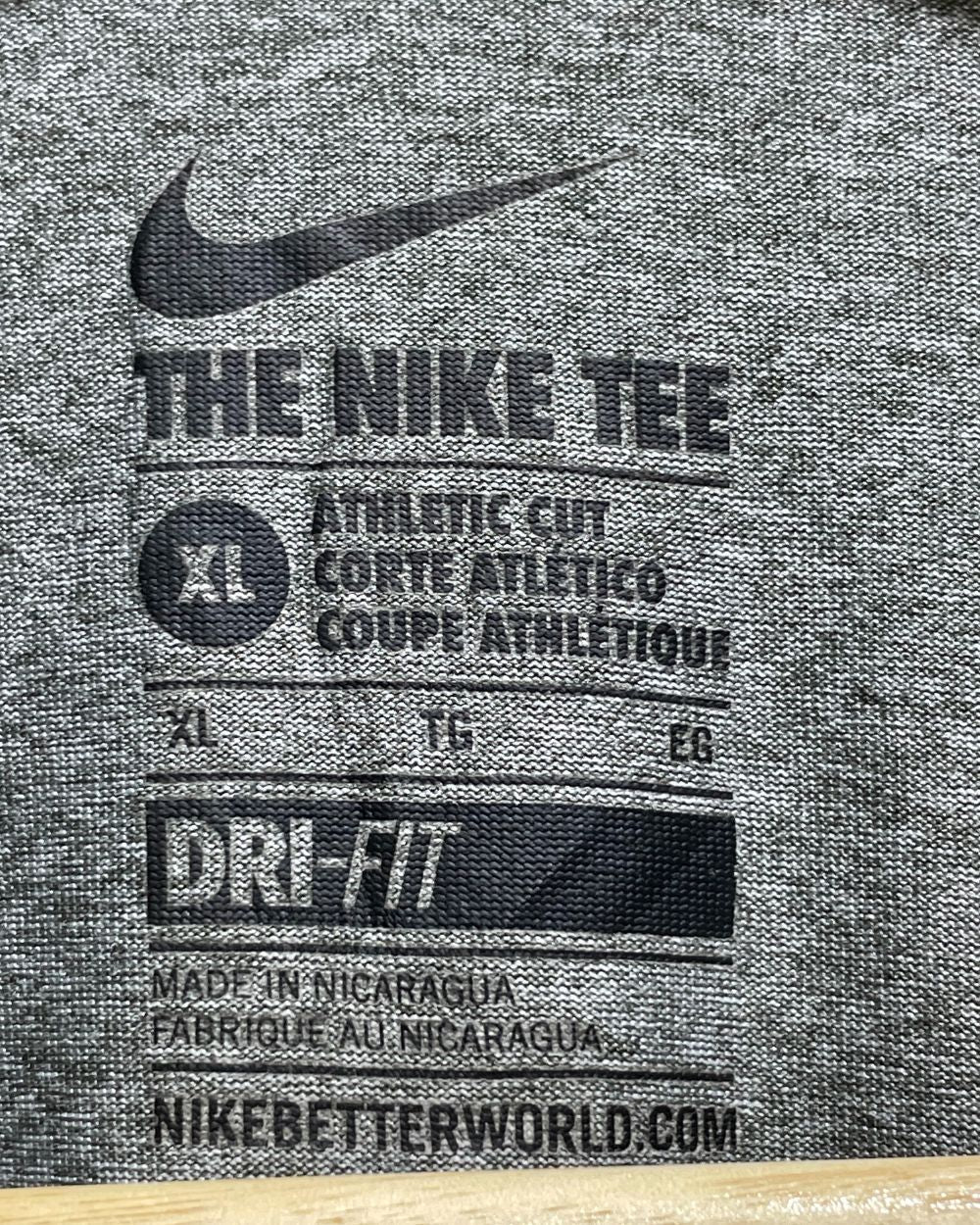Nike Gray For Men Sports T Shirt X Large | Preloved Labels