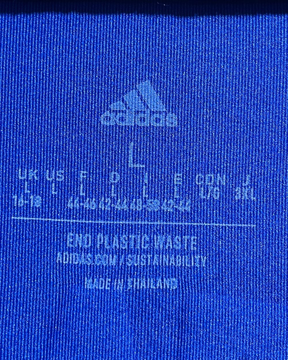 Adidas Blue For Men Sports T Shirt Large | Preloved Labels