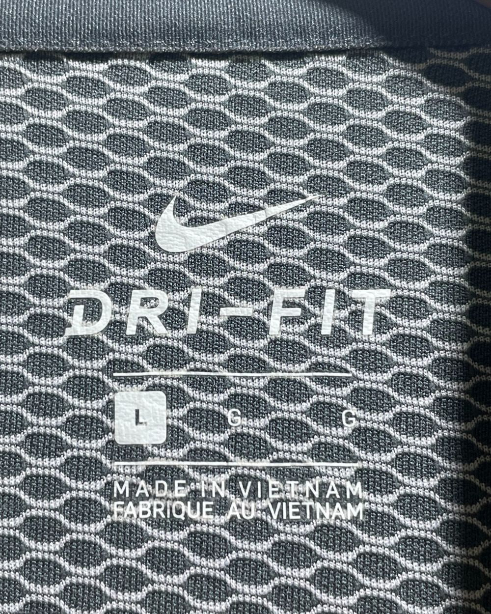 Nike Gray Polyester Sport Polo T Shirt For Men Large | Preloved Labels