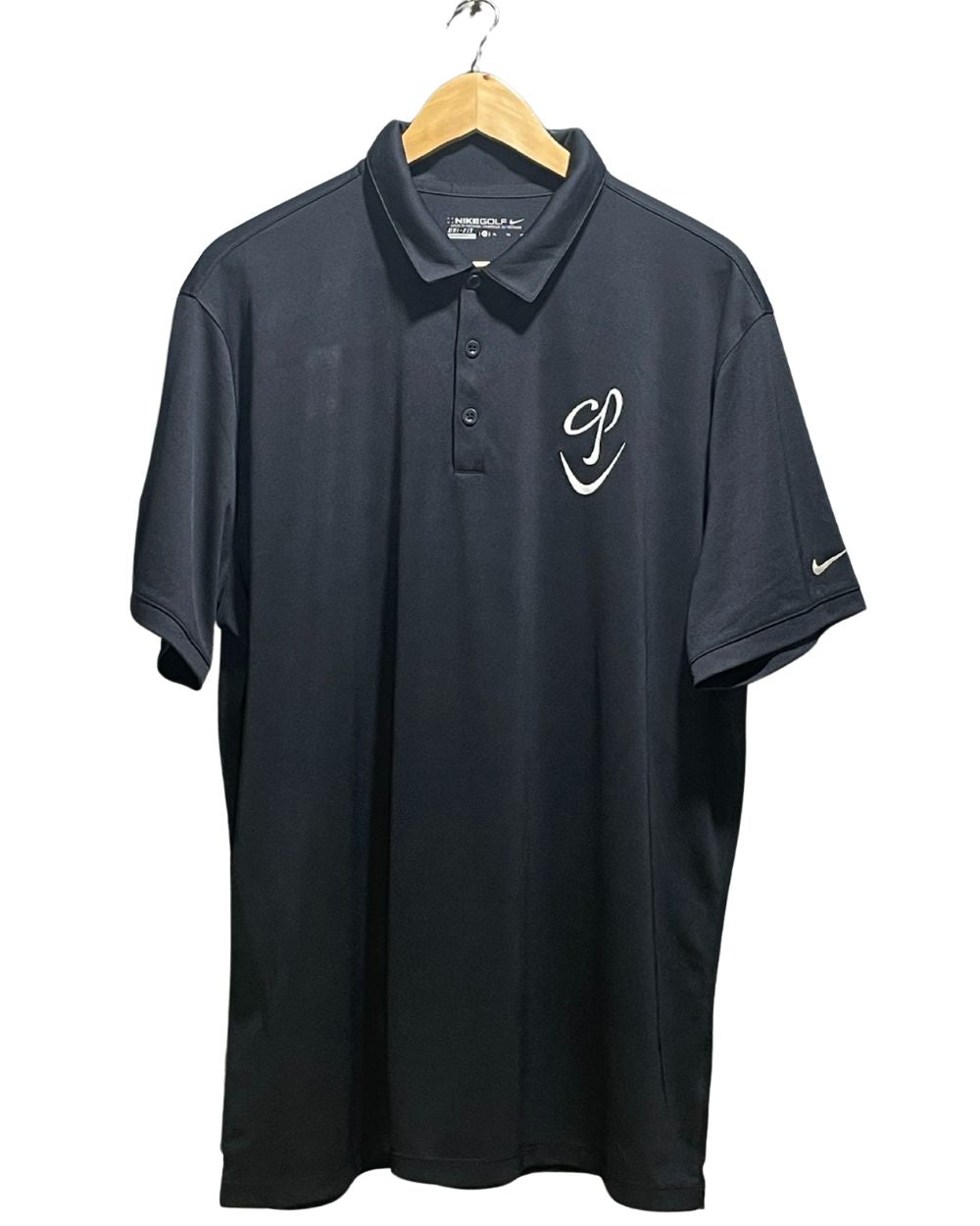 Nike Black Polyester Sport Polo T Shirt For Men X Large | Preloved Labels