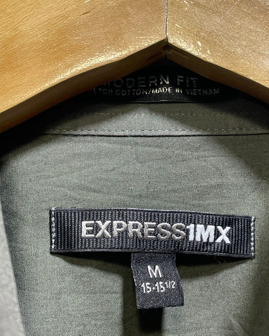 Express1MX Gray Cotton Shirt For Men Medium | Preloved Labels