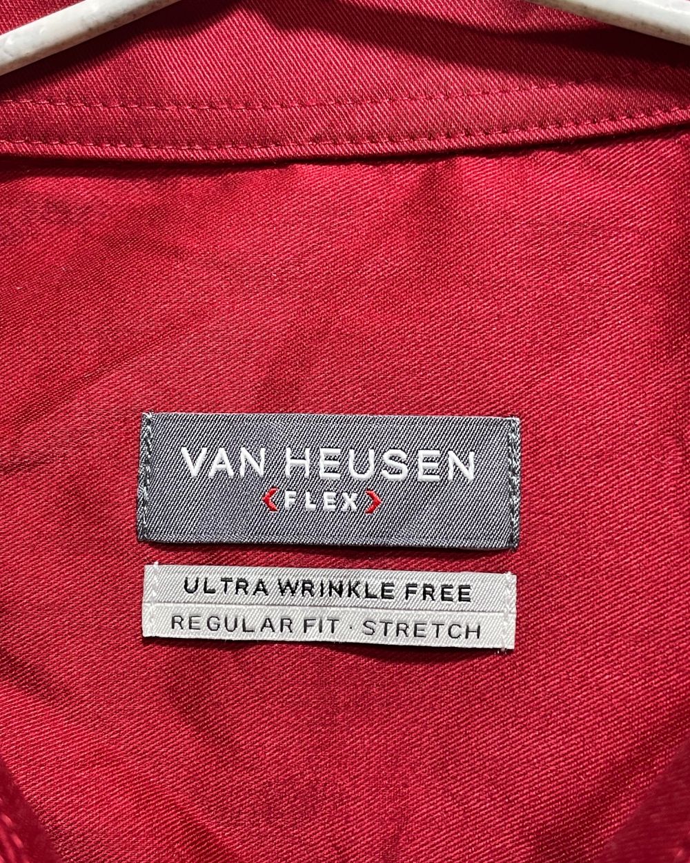 Van Heusen Red Cotton Shirt For Men X Large | Preloved Labels