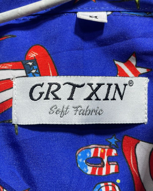 Grtxin Blue Cotton Shirt For Men M | Preloved Labels