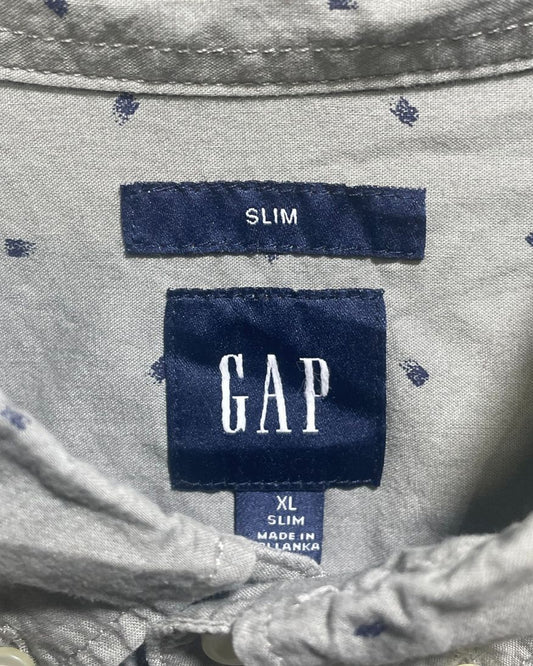 Gap Gray Cotton Shirt For Men X Large | Preloved Labels