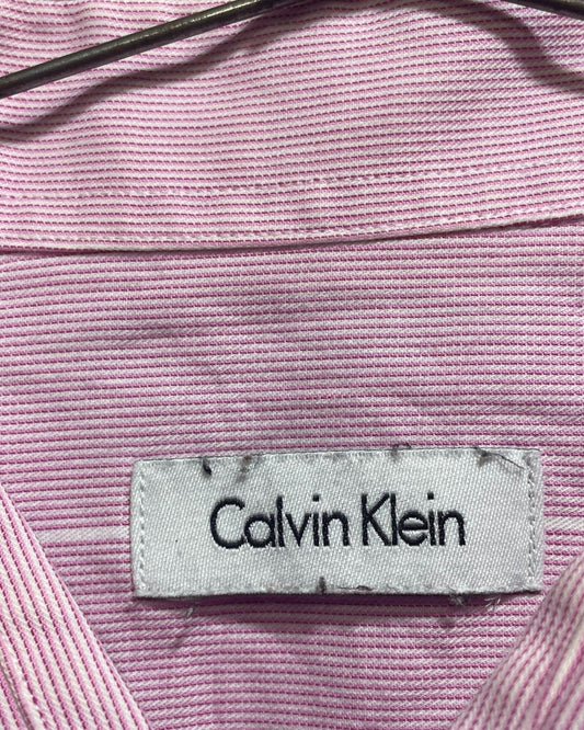 Calvin Klein Pink Cotton Shirt For Men XX Large | Preloved Labels