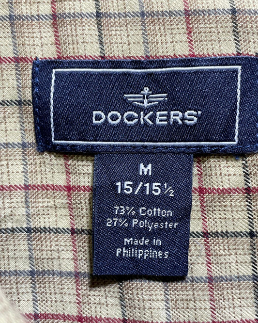 Dockers Brown Cotton Shirt For Men M | Preloved Labels