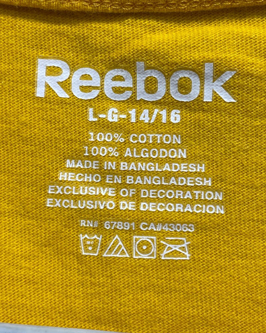 Reebok Yellow T Shirt For Men Small | Preloved Labels