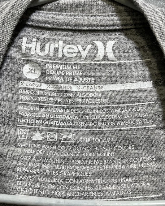 Hurley Gray T Shirt For Men X Large | Preloved Labels
