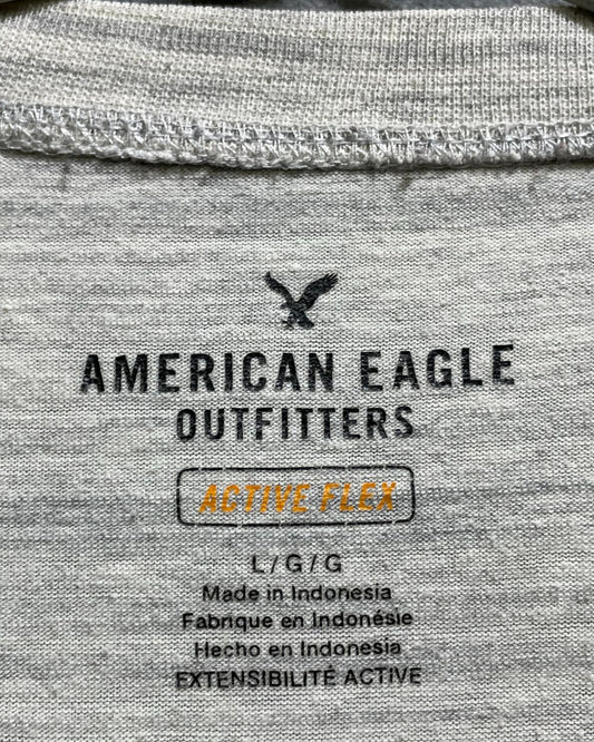 American Eagle White T Shirt For Men L | Preloved Labels