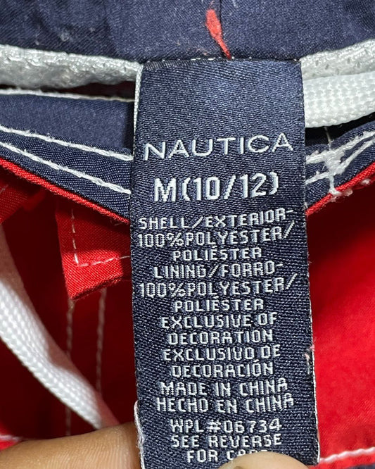 Nautica Red Parachute Short For Men M | Preloved Labels