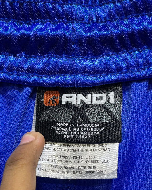 AND1 Blue Sport Short For Men L | Preloved Labels