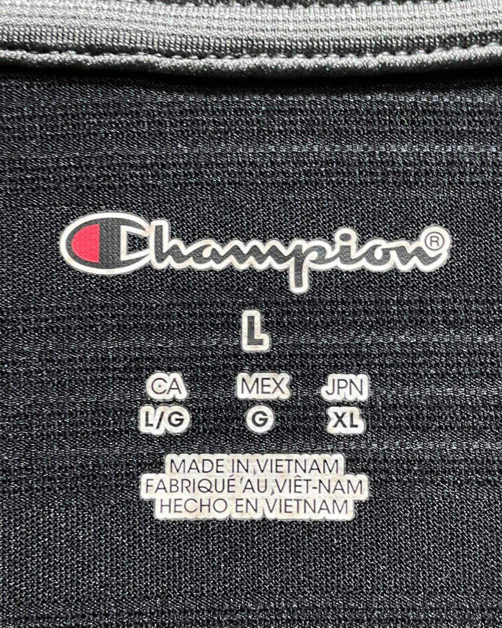Champion Gray Sport Polo T Shirt For Men Large | Preloved Labels