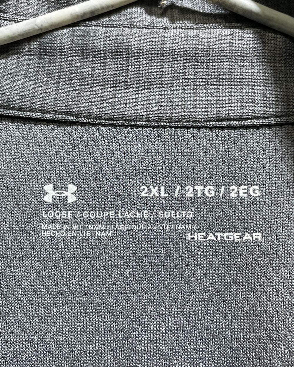 Under Armour Gray Sport Polo T Shirt For Men XXL | Preloved Labels