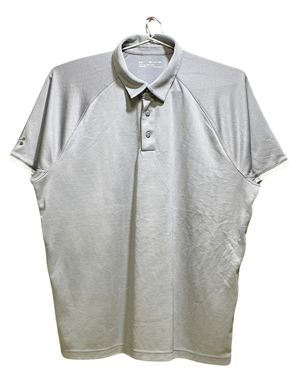 Under Armour Gray Sport Polo T Shirt For Men XXL | Preloved Labels
