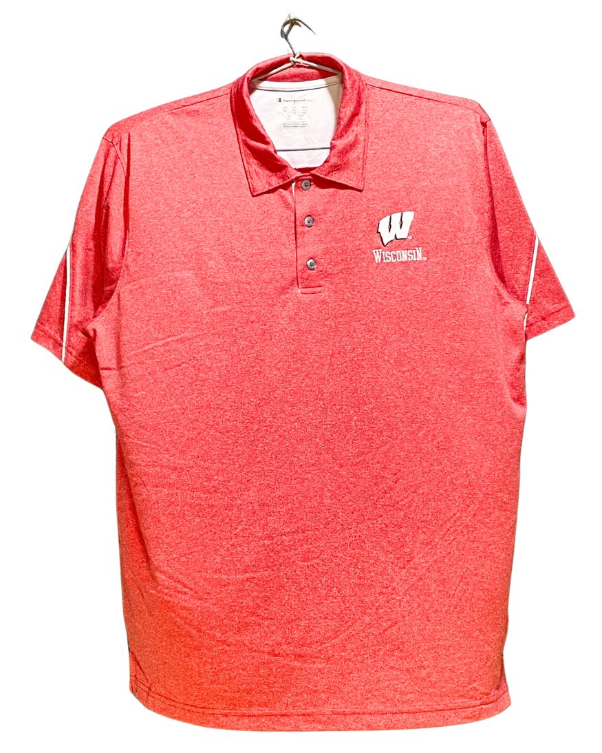 Champion Red Sport Polo T Shirt For Men XL | Preloved Labels