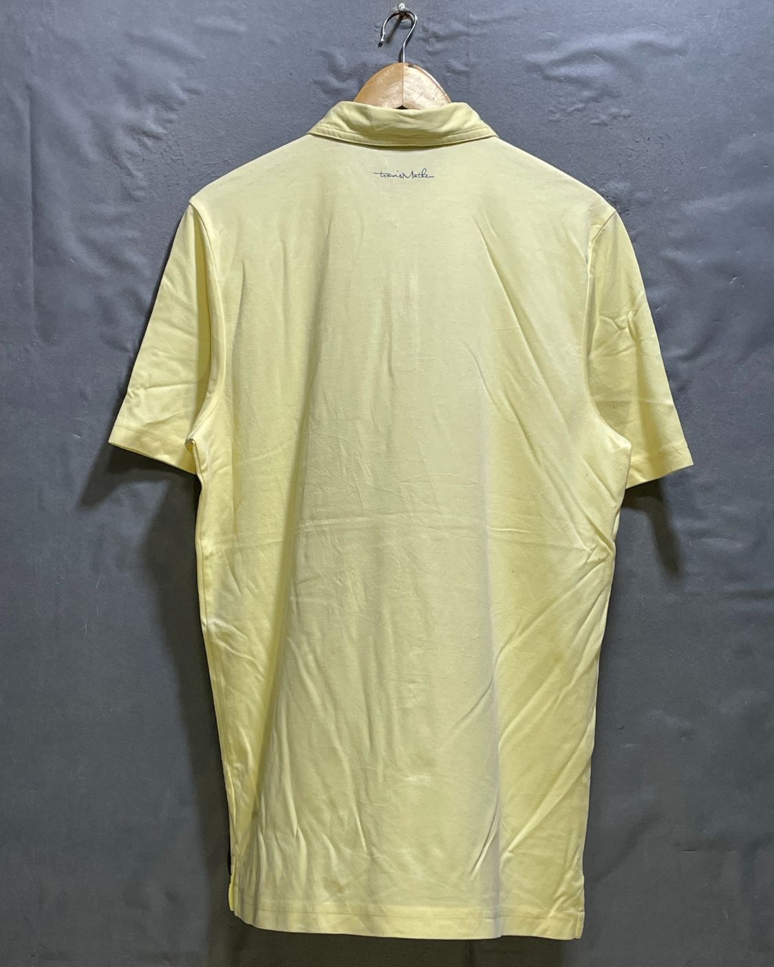 Travis Mathew Yellow Sport Polo T Shirt For Men L | Preloved Labels