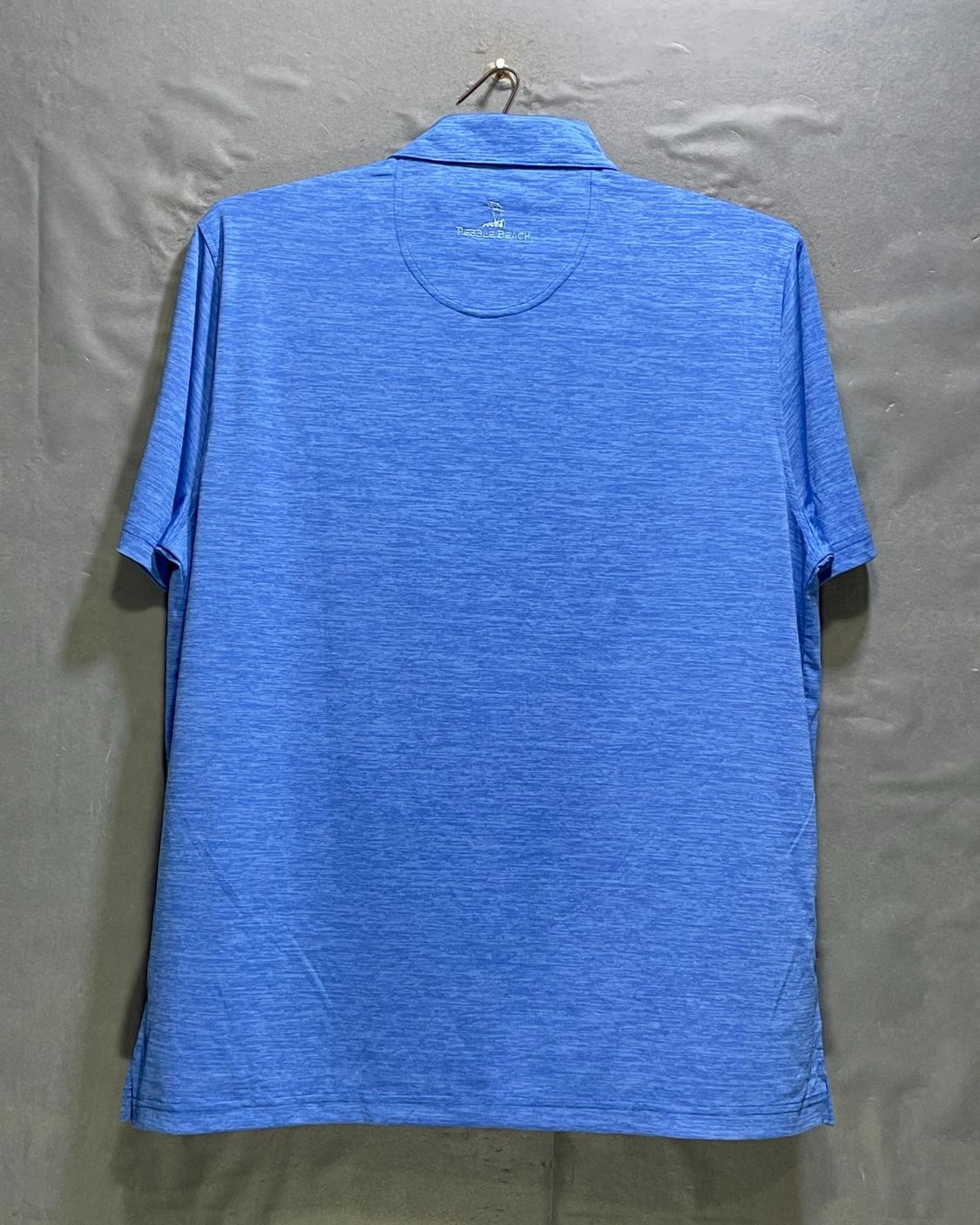Pebble Beach Blue Sport Polo T Shirt For Men XL | Preloved Labels