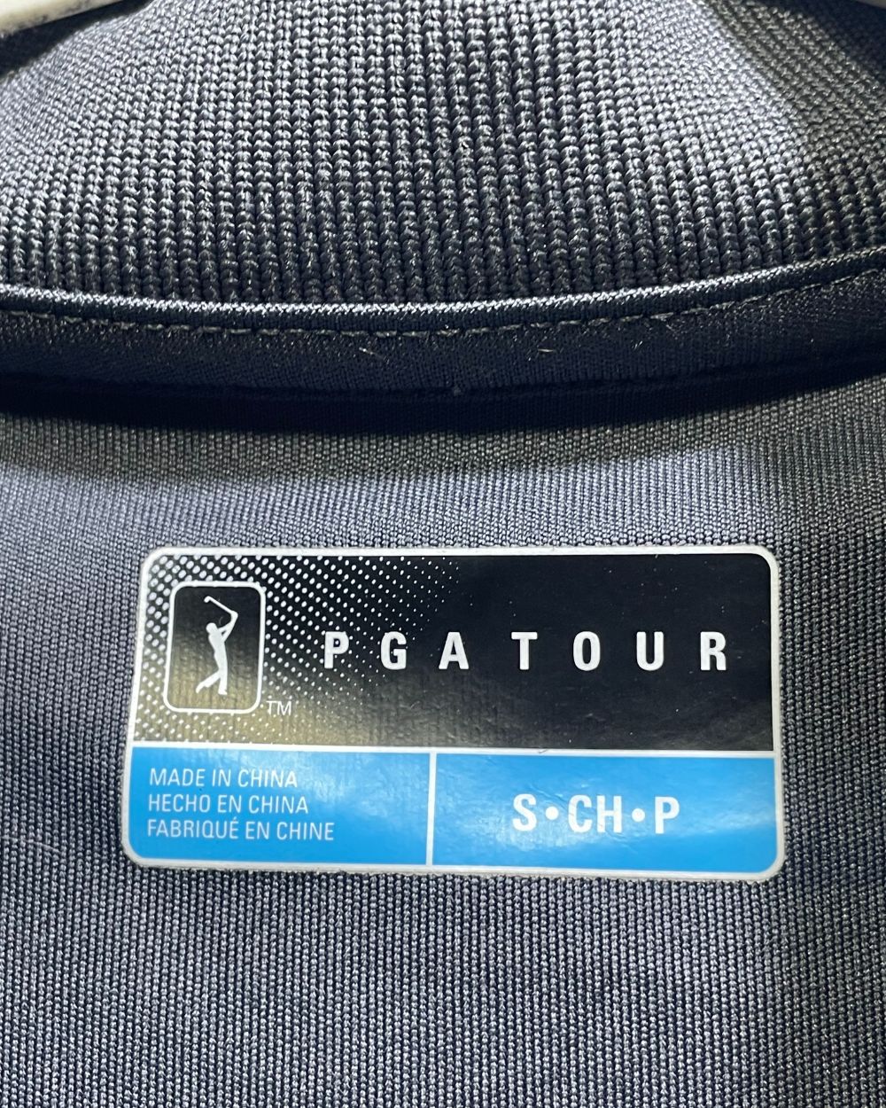 PGA Tour Gray Sport Polo T Shirt For Men S | Preloved Labels