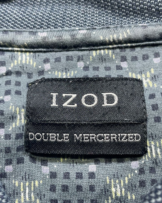 Izod Gray Cotton Polo T Shirt For Men L | Preloved Labels