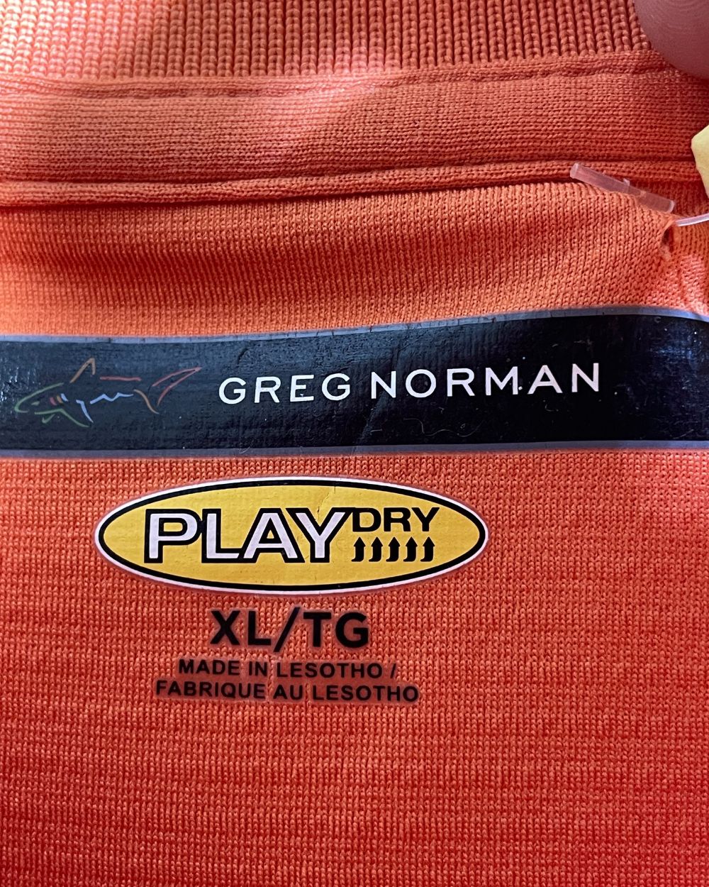 Greg Norman Orange Sport Polo T Shirt For Men XL | Preloved Labels