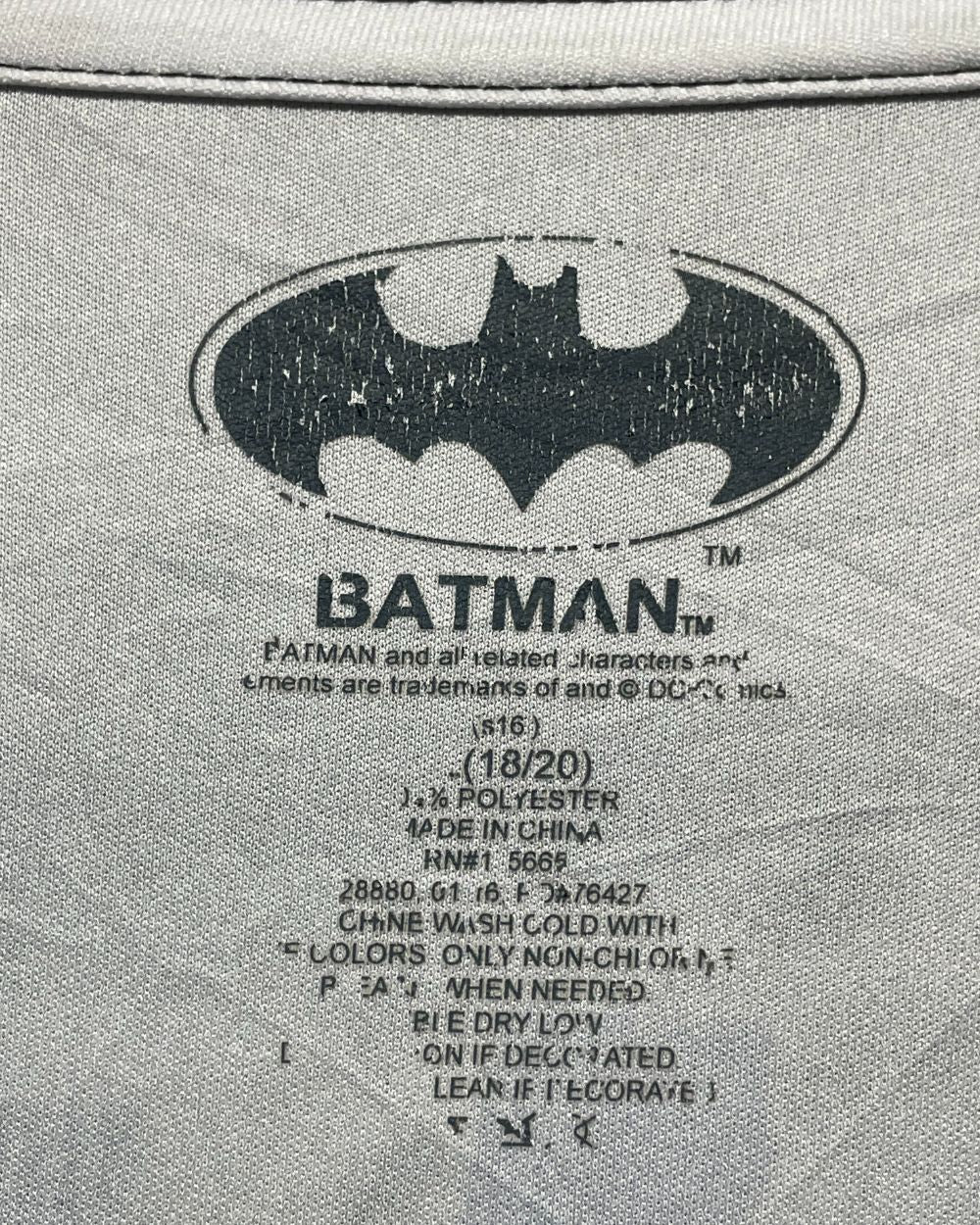 Batman Gray Sports T Shirt For Men M | Preloved Labels