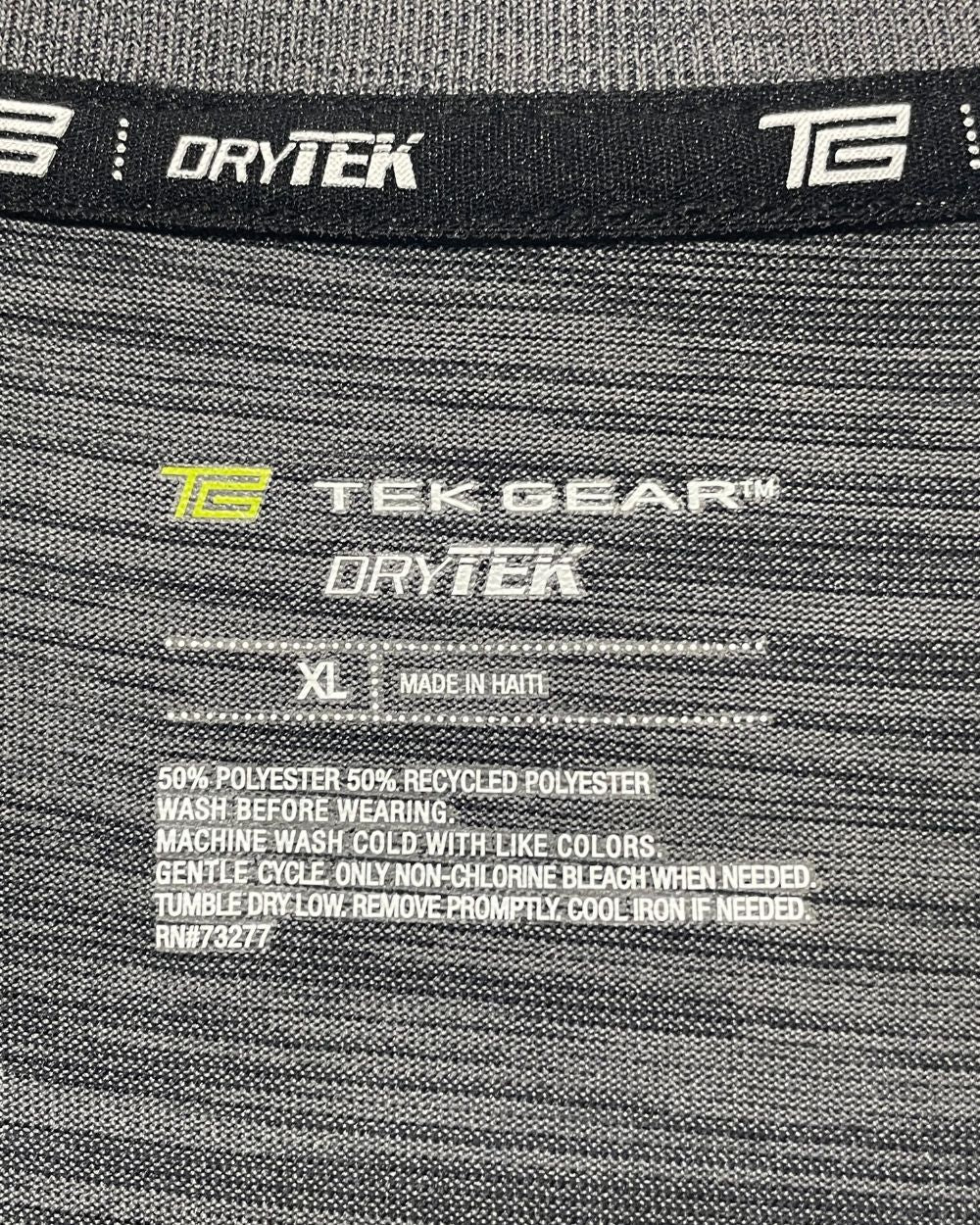 Tek Gear Gray Sports T Shirt For Men XL | Preloved Labels