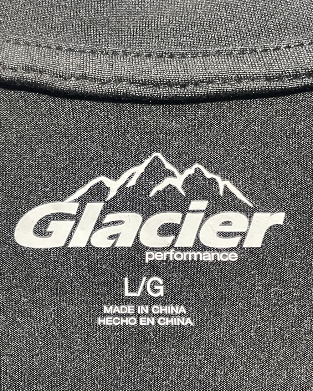 Glacier Black Sports T Shirt For Men L | Preloved Labels