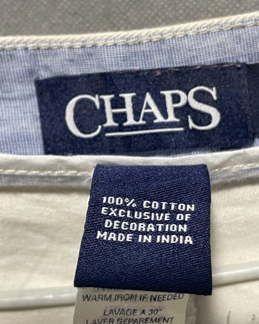 Chaps Cream Cotton Short For Men XL | Preloved Labels