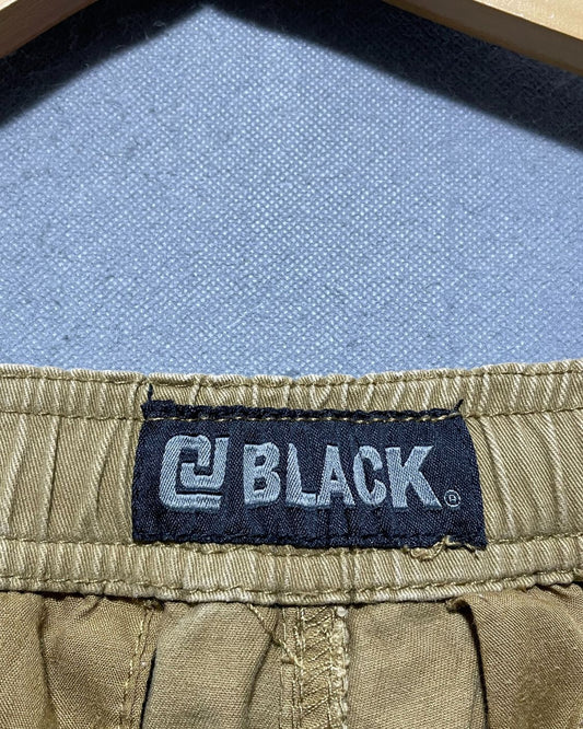 Black Khaki Cotton For Men Cargo Pant L | Preloved Labels