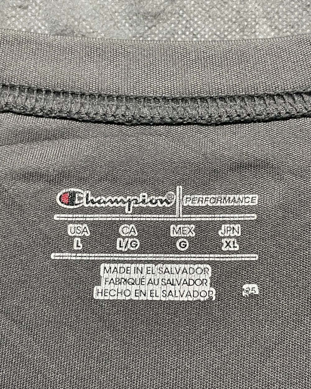 Champion Gray Sports T Shirt For Men L | Preloved Labels