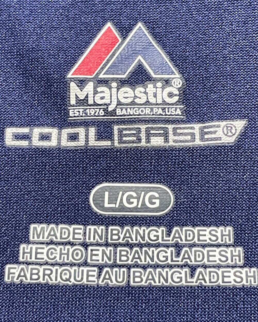 Majestic Blue Sports T Shirt For Men L | Preloved Labels