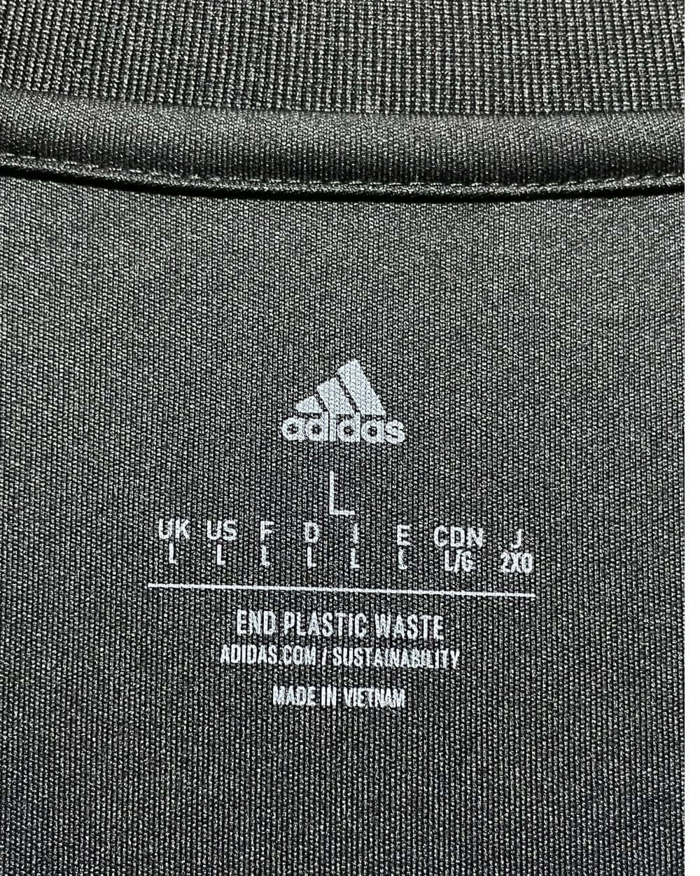 Adidas Black Sports T Shirt For Men L | Preloved Labels