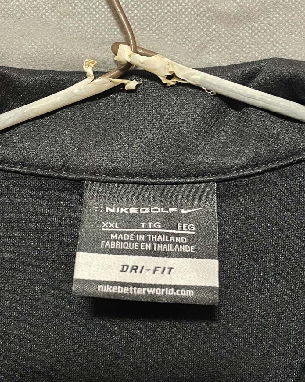 Nike Black Sport Polo T Shirt For Men XXL | Preloved Labels