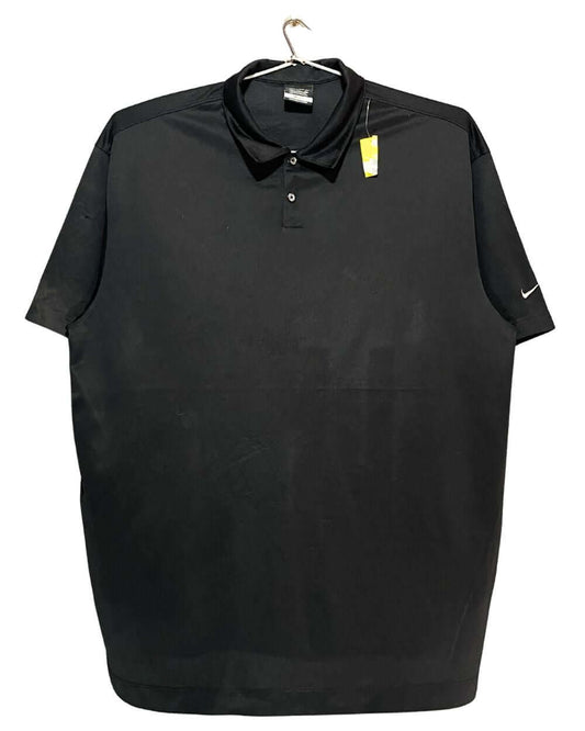 Nike Black Sport Polo T Shirt For Men XXL | Preloved Labels