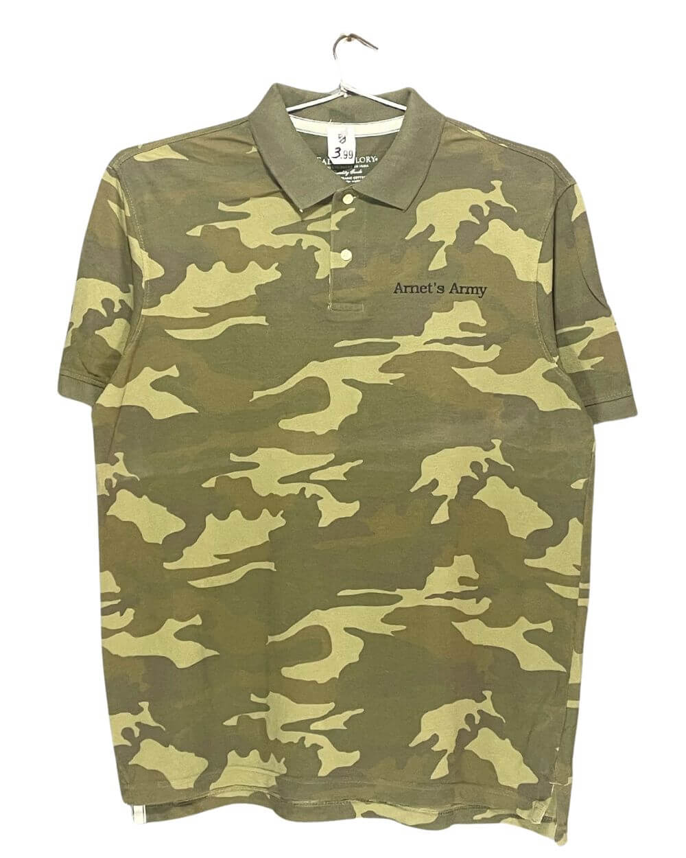 Faded Glory Camouflage Cotton Polo T Shirt For Men X Large | Preloved Labels
